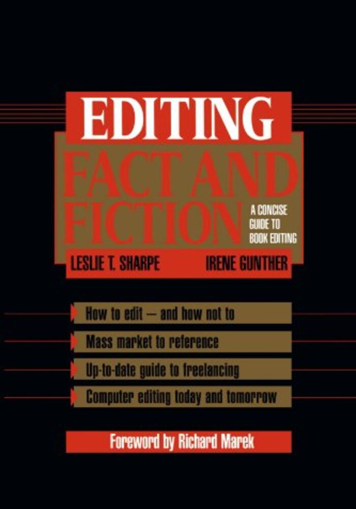 Editing Fact and Fiction a Concise Guide to Book Editing