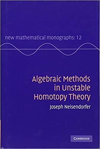 Algebraic Methods in Unstable Holotopy Theory