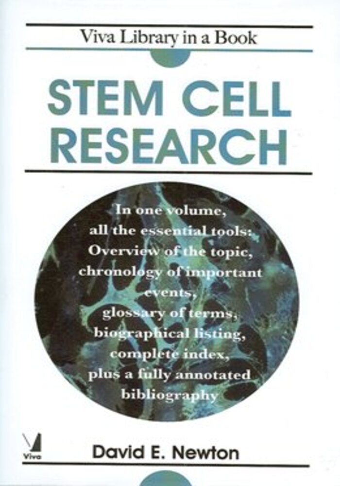 Stem Cell Research, viva library in a book