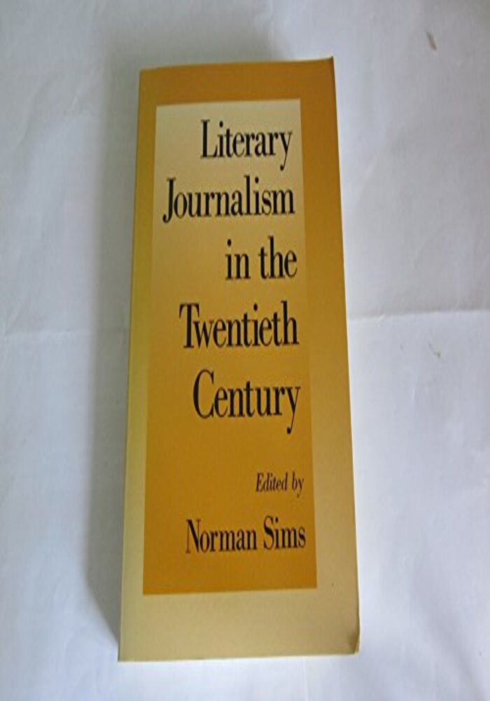 Literary Journalism in the Twentieth Century