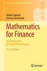 Mathematics for Finance, an introduction to financial engineering