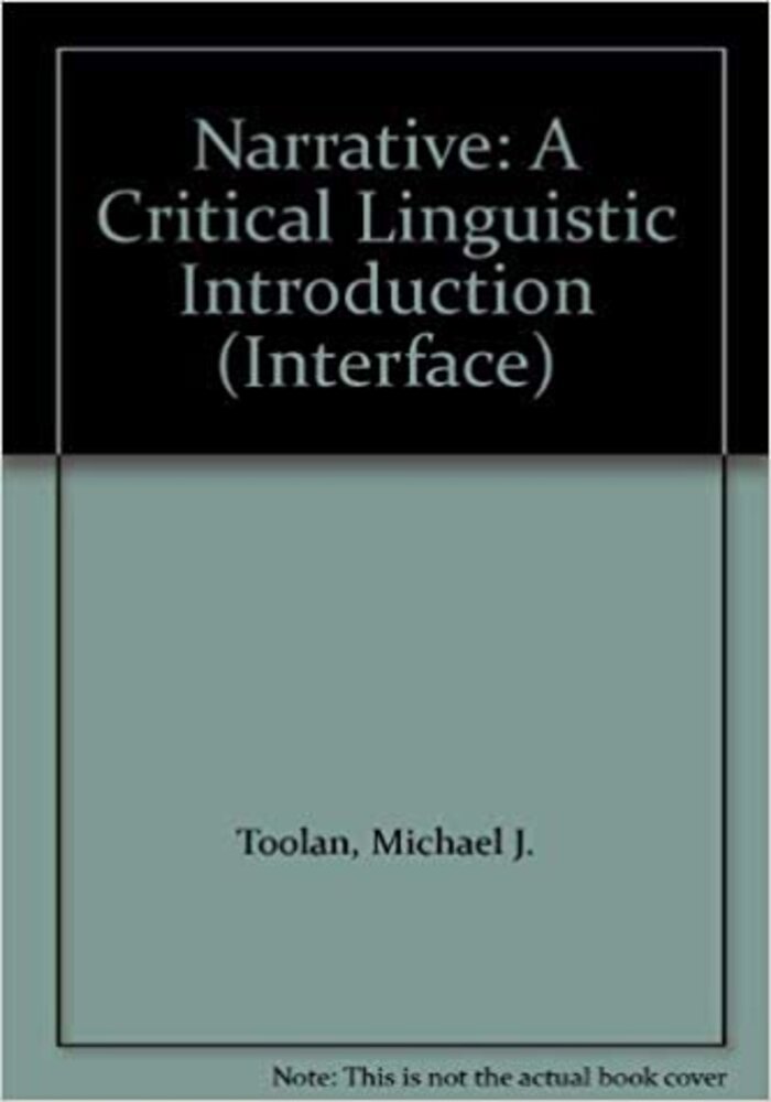 Narrative A Critical Linguistic Introduction